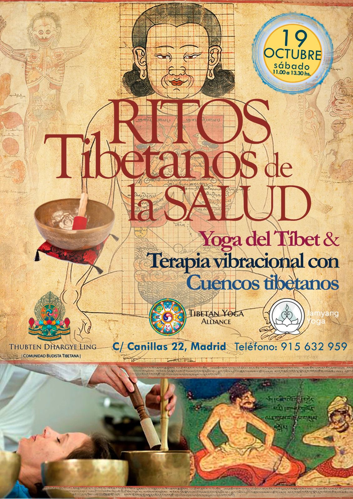 formación yoga y cuencos tibetanos